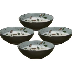 Pasta Bowls|Pfaltzgraff® Rustic Leaves Set of 4 Individual Pasta Bowls
