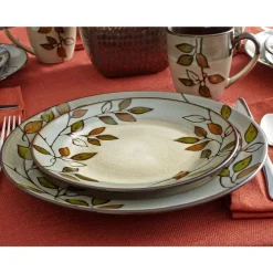 Salad Plates|Pfaltzgraff® Rustic Leaves Set of 4 Salad Plates