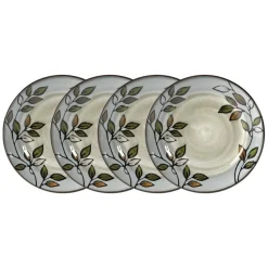 Salad Plates|Pfaltzgraff® Rustic Leaves Set of 4 Salad Plates