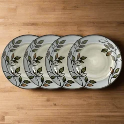 Salad Plates|Pfaltzgraff® Rustic Leaves Set of 4 Salad Plates