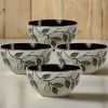 Soup Cereal Bowls|Pfaltzgraff® Rustic Leaves Set of 4 Soup Cereal Bowls