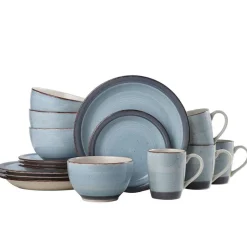 Dinnerware Service For 4|Pfaltzgraff® Sadie Blue 16 Piece Dinnerware Set, Service for 4