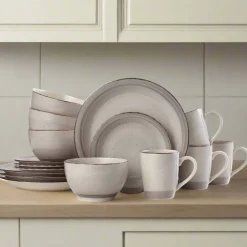 Dinnerware Service For 4|Pfaltzgraff® Sadie Cream 16 Piece Dinnerware Set, Service for 4