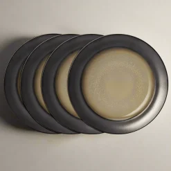 Dinner Plates|Gourmet Basics® Sandstone Set of 4 Dinner Plates