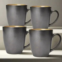 Coffee Mugs|Gourmet Basics® Sandstone Set of 4 Mugs