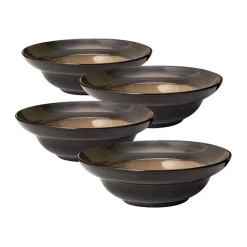 Soup Cereal Bowls|Gourmet Basics® Sandstone Set of 4 Soup Cereal Bowls