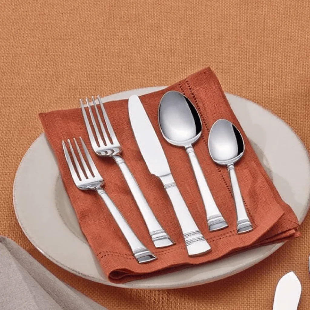 Sets|Pfaltzgraff® Sapphire Bay 53 Piece Flatware Set, Service for 8