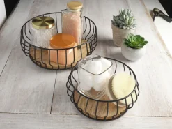 Fruit And Storage Baskets|Gourmet Basics® Savannah 2 Tier Fruit Storage Basket