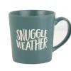 Coffee Mugs|Pfaltzgraff® Sentiment Mugs Green Snuggle Weather Mug
