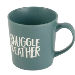 Coffee Mugs|Pfaltzgraff® Sentiment Mugs Green Snuggle Weather Mug