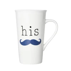 Coffee Mugs|Pfaltzgraff® Sentiment Mugs His Mustache Latte Mug