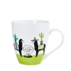 Coffee Mugs|Pfaltzgraff® Sentiment Mugs Lets Taco Bout Love Llama Mug