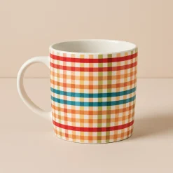 Coffee Mugs|Pfaltzgraff® Sentiment Mugs Plaid Pumpkin