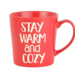 Coffee Mugs|Pfaltzgraff® Sentiment Mugs Red Snuggle Weather Mug