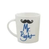 Coffee Mugs|Pfaltzgraff® Sentiment Mugs Set of 2 Mr and Mrs Right Mugs