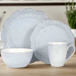 Dinnerware Service For 4|Pfaltzgraff® Serephina 16 Piece Dinnerware Set, Service for 4