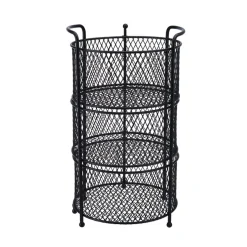 Fruit And Storage Baskets|Gourmet Basics® Soto Countertop 3 Tier Storage Organizer, 14 Inch