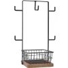 Fruit And Storage Baskets|Gourmet Basics® Stella Mug Tree with Storage Basket