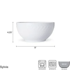 Serve Bowls|Pfaltzgraff® Sylvia Round Vegetable Bowl