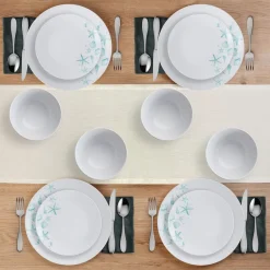 Dinnerware Service For 4|Studio Nova Tahiti 12 Piece Dinnerware Set, Service for 4
