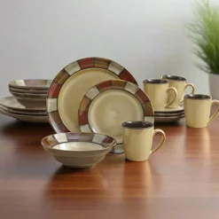 Dinnerware Service For 4|Dinnerware Service For 8|Pfaltzgraff® Taos 16 Piece Dinnerware Set, Service for 4