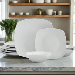 Dinnerware Service For 4|Studio Nova Tara 12 Piece Dinnerware Set, Service for 4