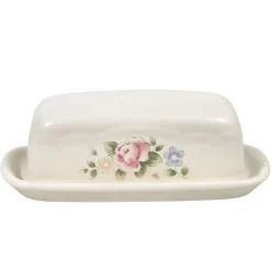 Butter Dishes|Pfaltzgraff® Tea Rose Covered Butter Dish
