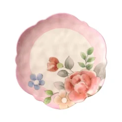 Dinnerware Service For 4|Dinnerware Service For 8|Pfaltzgraff® Tea Rose Outdoor Melamine Dinnerware Set