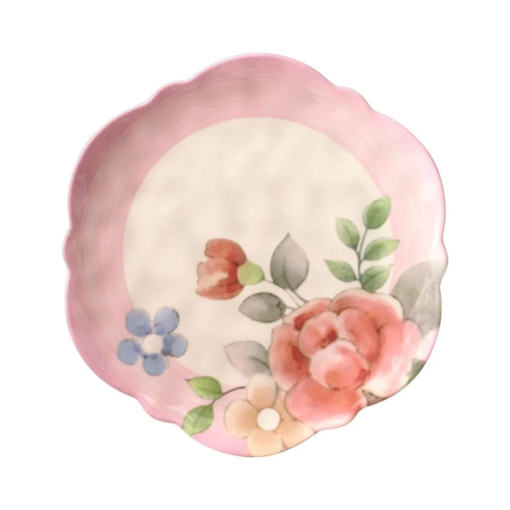 Dinnerware Service For 4|Dinnerware Service For 8|Pfaltzgraff® Tea Rose Outdoor Melamine Dinnerware Set