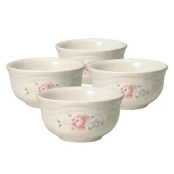 Fruit Bowls|Pfaltzgraff® Tea Rose Set of 4 Dessert Bowls