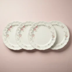 Dinner Plates|Pfaltzgraff® Tea Rose Set of 4 Dinner Plates