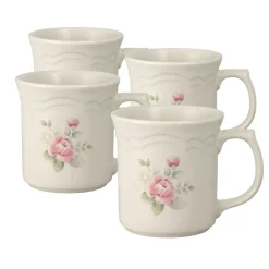 Coffee Mugs|Pfaltzgraff® Tea Rose Set of 4 Mugs