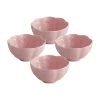 Fruit Bowls|Pfaltzgraff® Tea Rose Set of 4 Pink Fruit Bowls