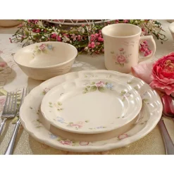 Salad Plates|Pfaltzgraff® Tea Rose Set of 4 Salad Plates