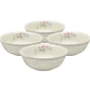 Soup Cereal Bowls|Pfaltzgraff® Tea Rose Set of 4 Soup Cereal Bowls
