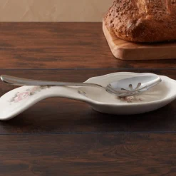 Spoon Rests And Trivets|Pfaltzgraff® Tea Rose Spoon Rest