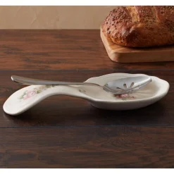 Spoon Rests And Trivets|Pfaltzgraff® Tea Rose Spoon Rest