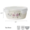 Serve Bowls|Pfaltzgraff® Tea Rose Storage Bowl With Lid