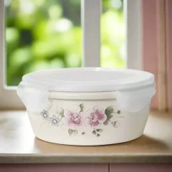 Serve Bowls|Pfaltzgraff® Tea Rose Storage Bowl With Lid