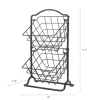 Fruit And Storage Baskets|Gourmet Basics® 2 Tier Hanging Storage Baskets