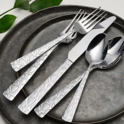 Sets|Gourmet Basics® Tilly 20 Piece Flatware Set, Service for 4