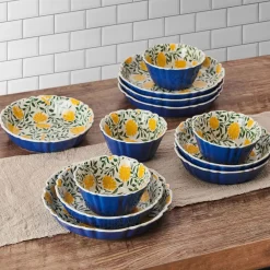 Dinnerware Service For 4|Pfaltzgraff® Tranquil Elegance 12 Piece Dinnerware Bowl Set, Service for 4