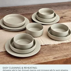 Dinnerware Service For 4|Pfaltzgraff® Tranquility 12 Piece Dinnerware Set, Service for 4