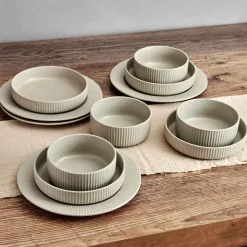 Dinnerware Service For 4|Pfaltzgraff® Tranquility 12 Piece Dinnerware Set, Service for 4