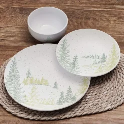 Dinnerware Service For 4|Pfaltzgraff® Tranquil Trails 12 Piece Dinnerware Set, Service for 4