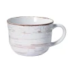 Soup Cereal Bowls|Pfaltzgraff® Trellis White Jumbo Soup Mug