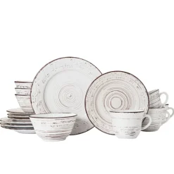 Dinnerware Service For 4|Pfaltzgraff® Trellis White 16 Piece Dinnerware Set, Service for 4