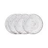 Appetizer Plates|Pfaltzgraff® Trellis White Set of 4 Appetizer Plates