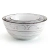 Serve Bowls|Pfaltzgraff® Trellis White Set of 3 Serving Bowls
