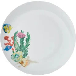 Dinnerware Service For 4|Studio Nova Underwater Life 12 Piece Dinnerware Set, Service for 4